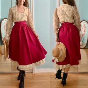 *Jessica’s Gunnies Gunne Sax Taffeta Midi Skirt*